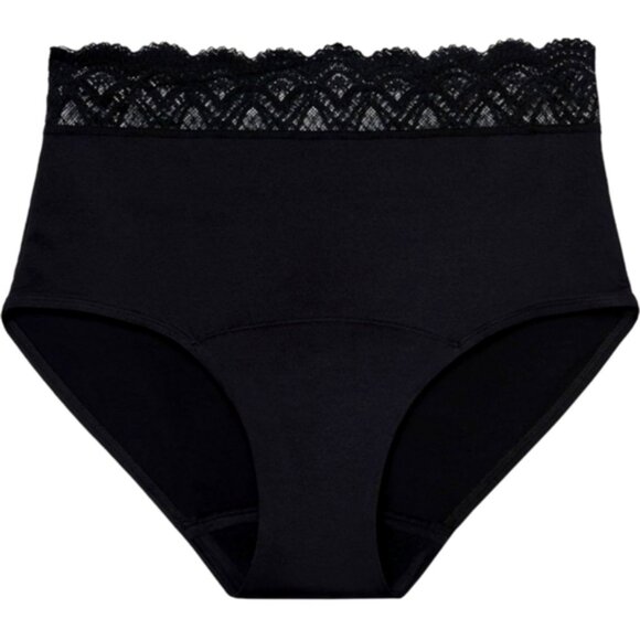 NWT Women’s Thinx For All Leaks High Waisted Period Underwear - Black - XL - Picture 1 of 7